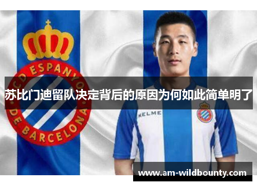 苏比门迪留队决定背后的原因为何如此简单明了